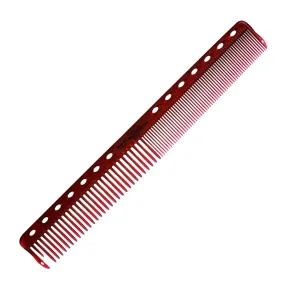 Y.S. Park Cutting Comb No. 339 - Light Transparent Red