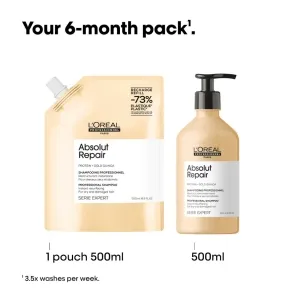 L'Oréal Professionnel Serie Expert Absolut Repair Shampoo Refill 500ml
