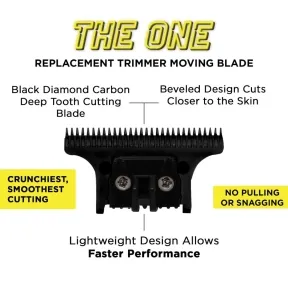 StyleCraft Trimmer Blade Set - Gold X-Pro CLASSIC Blade with THE ONE DLC Deep Tooth Cutter