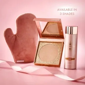 Bellamianta Bow Tied Glow Liquid Gold Tanning Christmas Gift Set - Dark