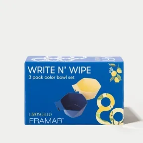 Framar Limoncello Write & Wipe Color Bowls