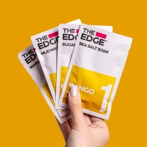 The Edge Mango Pedicure - 4 Step Pedicure Kit