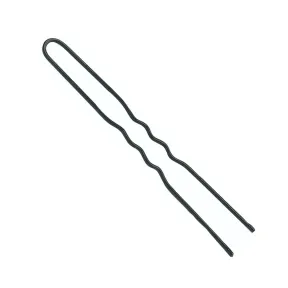 Sibel Wavy Hair Pins 70mm Black - 50 Pack