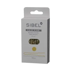 Sibel Wavy Hair Pins 70mm Blonde - 50 Pack