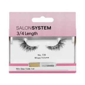 Salon System Strip Lash 3/4 Length - 130 Wispy Volume