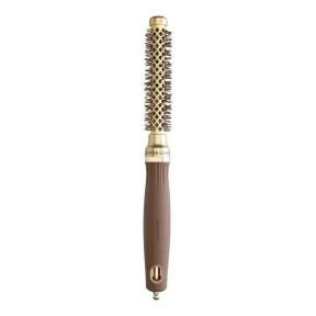 Olivia Garden Expert Blowout Round Hair Brush Shine Gold & Brown 15mm