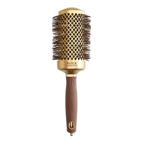 Olivia Garden Expert Blowout Round Hair Brush Shine Gold & Brown 55mm