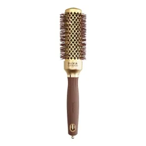 Olivia Garden Expert Blowout Round Hair Brush Speed Gold & Brown 35mm