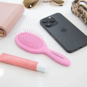 Framar Mini Detangle Brush - Pink