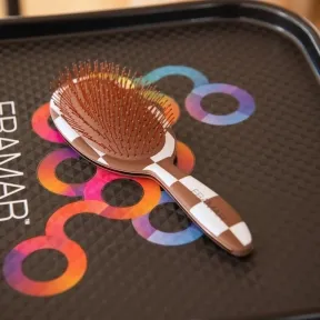 Framar Checked Out Chocolate - Detangle Brush