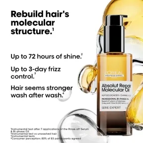 L'Oréal Professionnel Absolut Repair Molecular Bi-Phase Oil For Damaged Hair 90ml