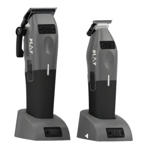 TPOB PLAY Gun Metal Grey Bundle (Clipper & Trimmer)
