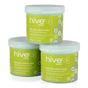 Hive Of Beauty Tea Tree Creme Wax - 3 for 2 Pack