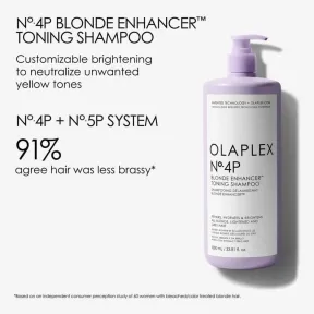 Olaplex No. 4P Blonde Enhancer Toning Shampoo 1000ml
