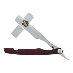 Irving Barber Company Chrome / Brandy Razor