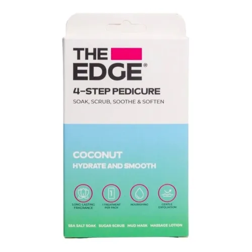 The Edge 4 Step Pedicure Pack - Coconut