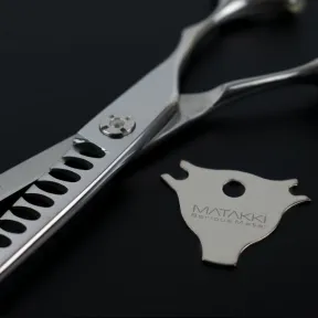 Matakki Shark Professional Hair Texture Scissors 6 inch