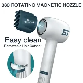 Supreme Trimmer Brushless Motor Hair Dryer - White