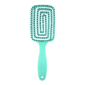 H4IR SOCIETY Wave Vented Detangling Brush - Mint Green