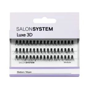 Salon System Lash Luxe 3D Medium - Salon Style Individual Cluster Lashes