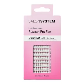 Salon System ProFan D-Curl 5D 8-13mm - Russian Pro Fan Lash Extensions