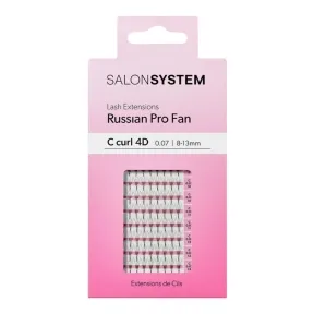 Salon System ProFan C-Curl 4D 8-13mm - Russian Pro Fan Lash Extensions