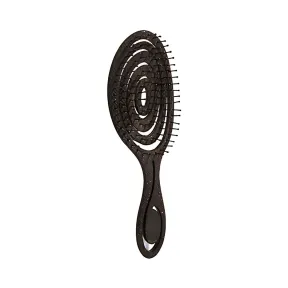 H4IR SOCIETY AirSpiral Brush Black
