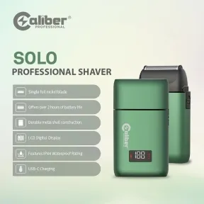 Caliber SOLO Single Foil Professional Shaver with Digital Display
