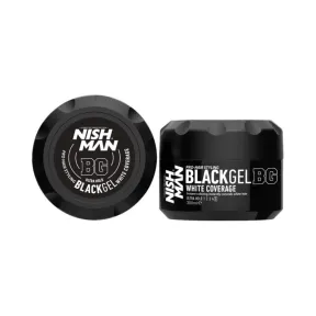 Nishman Ultra Hold Hair Styling Black Gel 300ml