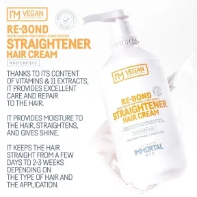 Immortal NYC Re-Bond Hair Straightener Cream 1000ml