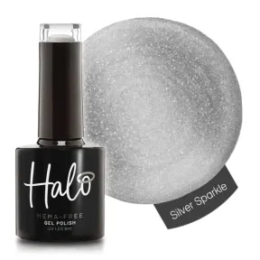 Halo Gel Nail Polish 8ml - Silver Sparkle