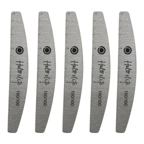Halo Elite Half-Moon Zebra Files 100/100 - 5 Pack