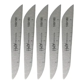 Halo Elite Precision Zebra Nail File 100/180 - 5 Pack