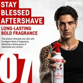 Immortal NYC Stay Blessed 07 Barber Aftershave Cologne 500ml