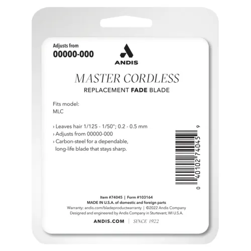 Andis Master Cordless Li Replacement Fade Blade