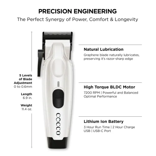 Cocco Veloce Pro Clipper - Pearl White