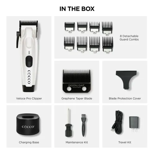 Cocco Veloce Pro Clipper - Pearl White