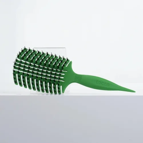 Cocco Aura Vent Boar Brush - Green