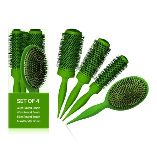 Cocco Aura Vent Boar Brush - Green