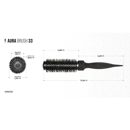 Cocco Aura Brush Set - Green