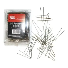 HairTools 2.5 Inch Plain Pins Pack Of 500