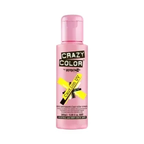 Crazy Color Semi Permanent Hair Colour Cream - Caution UV Neon 100ml