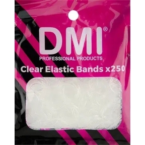 DMI Clear Elastic Bands 250 Pack