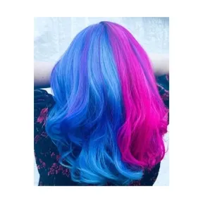 Crazy Color Semi Permanent Hair Colour Cream - Capri Blue 100ml