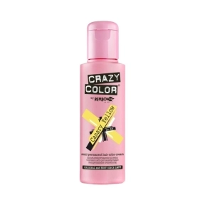 Crazy Color Semi Permanent Hair Colour Cream - Canary Yellow 100ml