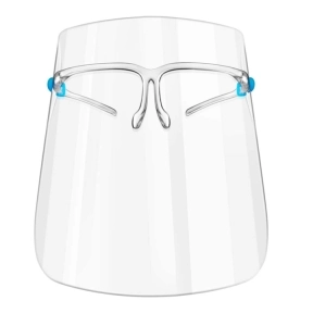 Face Shield with Glasses Frame