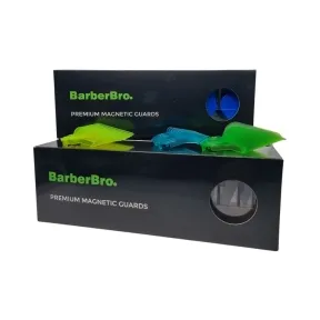 BarberBro. Premium Magnetic Guards Smoked