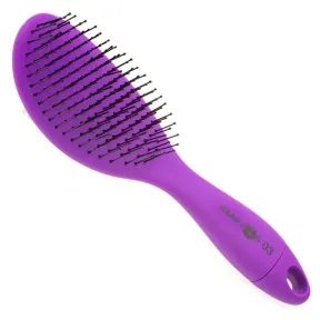 Head Jog 03 Purple Oval Paddle Brush