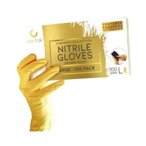 Colortrak Luminous Collection Nitrile Gloves Golden Glow