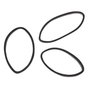 Sibel Black Elastic Hair Bands - Pack of 500 (20mm Diameter)